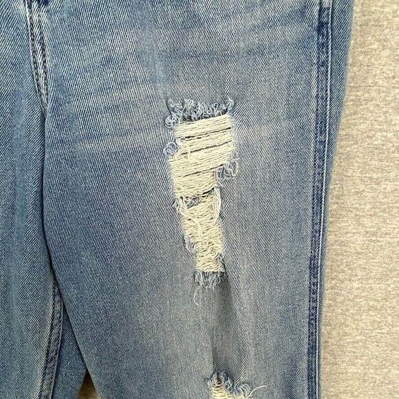 Hollister Jeans Women JR 5R W27 Distressed Ultra High Rise Mom Vintage Stretch - Picture 5 of 14